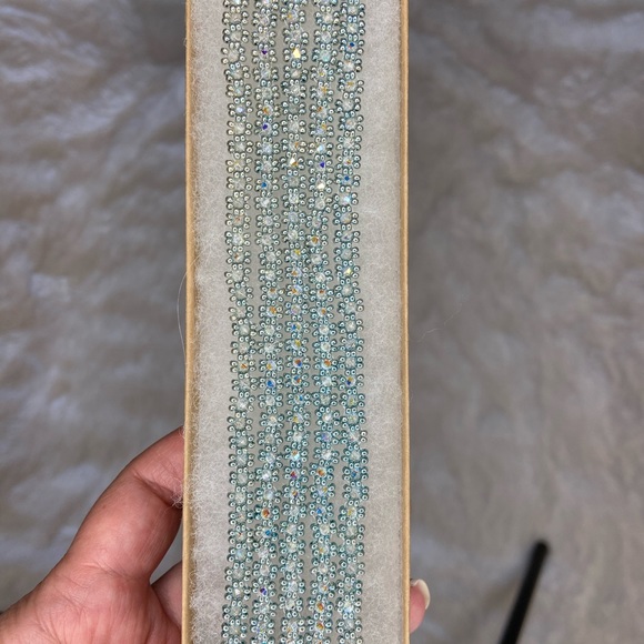 HANDMADE Five Strand Swarovski Crystal Bracelet - Picture 3 of 4